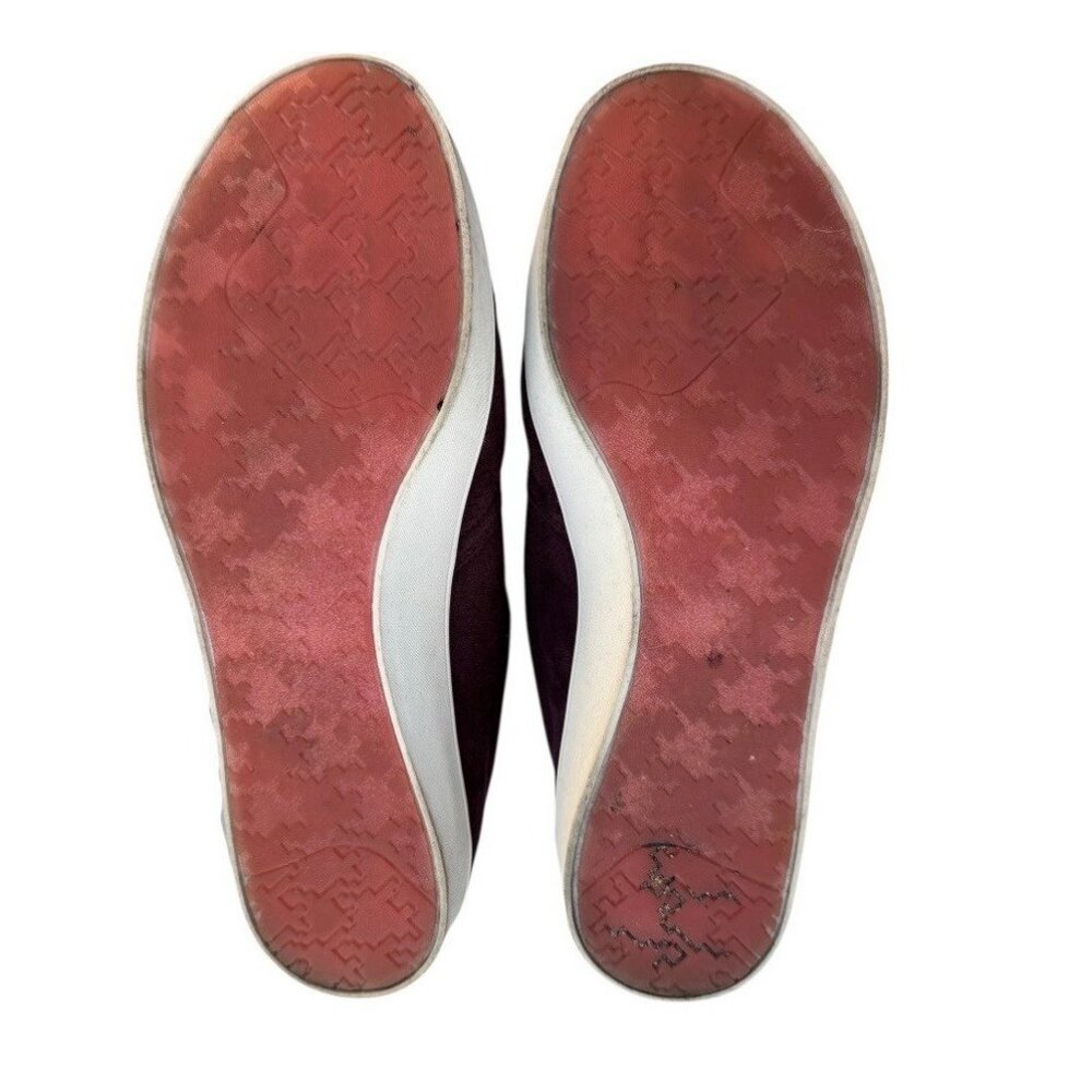 Dr Scholls Madison Burgundy Microsuede Slip On Sneakers Womens 7.5M BeFreeEnergy - Picture 3 of 8